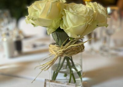 Flowers at an event